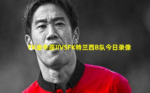 FK金牛座IIVSFK特兰西B队今日录像